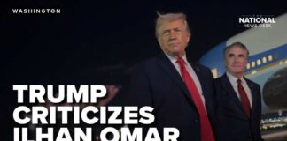 President Trump says Rep. Ilhan Omar 'should be jailed'