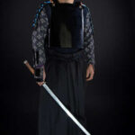 Samurai Sword Vigilante Sparks Chaos in San Francisco Man dressed in traditional samurai armor holding a katana