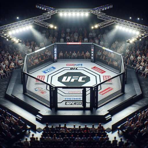 shutterstock_2503663295.jpg UFC octagon surrounded by a crowd in a sports arena