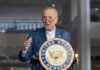 Viral Clip Ignites Democrats’ Border Firestorm A government official speaking at a podium with the United States Senate seal
