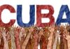 “Cuba Next” Warning Rattles MAGA Base Colorful representation of the word 'CUBA' with raised hands in the background
