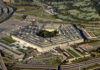 Pentagon Power Move Freezes Army Promotions Aerial view of the Pentagon building surrounded by roads and greenery