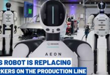 Robot Revolution Hits Factory Floors AEON: THE HUMANOID ROBOT BEING DEPLOYED IN FACTORIES