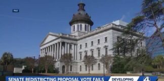 Senate vote to call special session on redistricting fails in South Carolina
