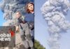 The moment Indonesia’s Mount Dukono erupts, sending hikers running down its slopes