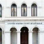 Facade of the United States Court of Appeals with arched windows