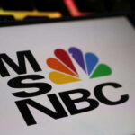 Iran Plot Mentioned—Then Giggles? MSNBC logo with colorful peacock emblem.