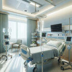Hospital Horror: Four Routine Surgeries Shattered Modern hospital room with medical equipment and empty bed.