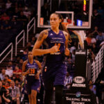 WNBA Backtracks: Fans Forced To Cover Shirts Basketball players on court during a game