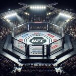 Youth MMA Mayhem Erupts UFC octagon surrounded by a crowd in a sports arena