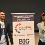North Korean Defector Drops Chilling Campus Warning Two speakers at a Turning Point USA event addressing the audience