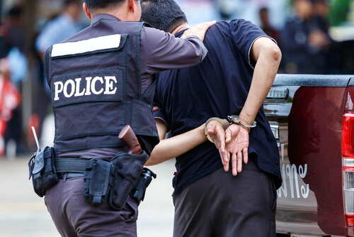 Police,Steel,Handcuffs,police,Arrested,professional,Police,Officer,Has,To,Be,Very illegal arrest